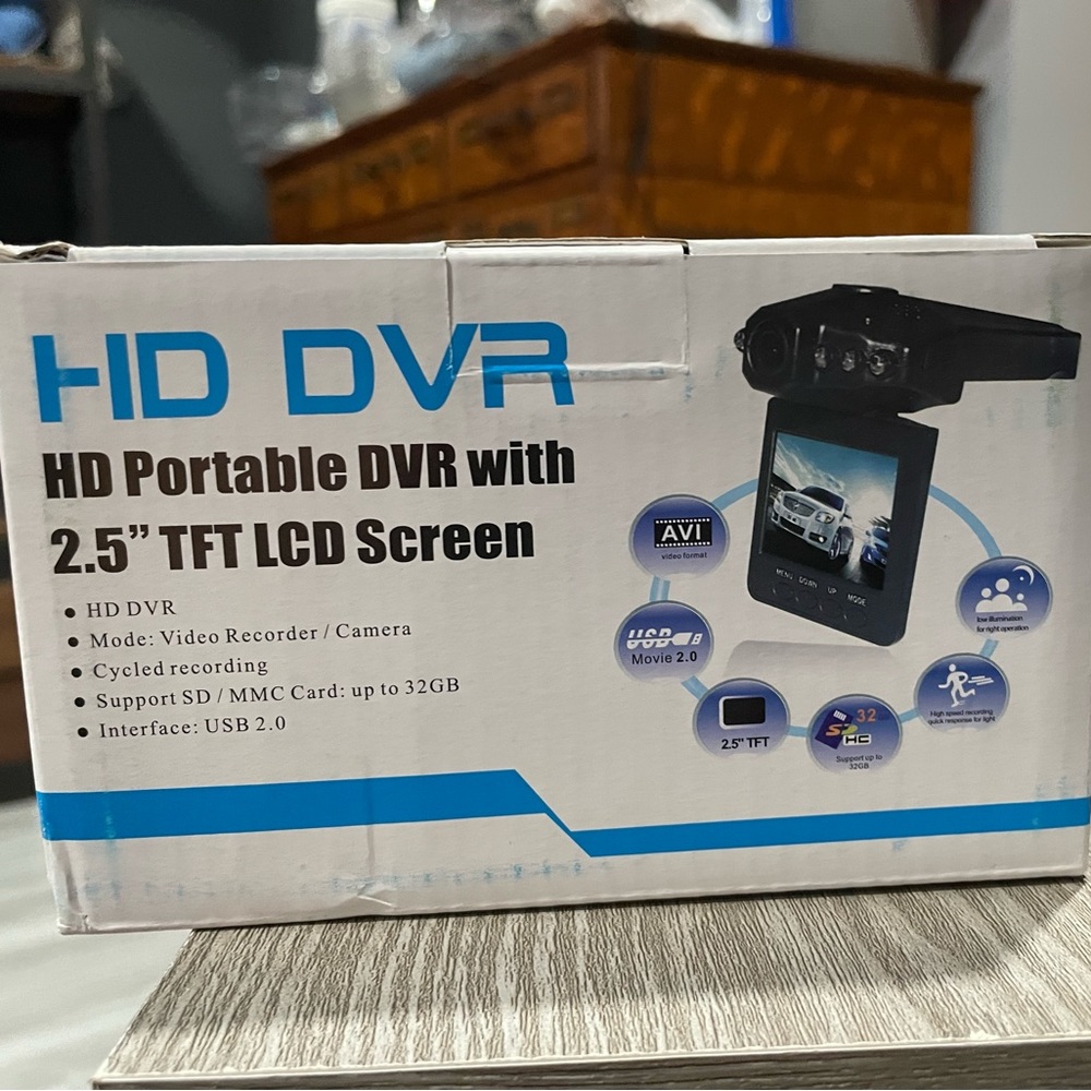 New Dash Camera: DVR Portable Camera with LCD screen.